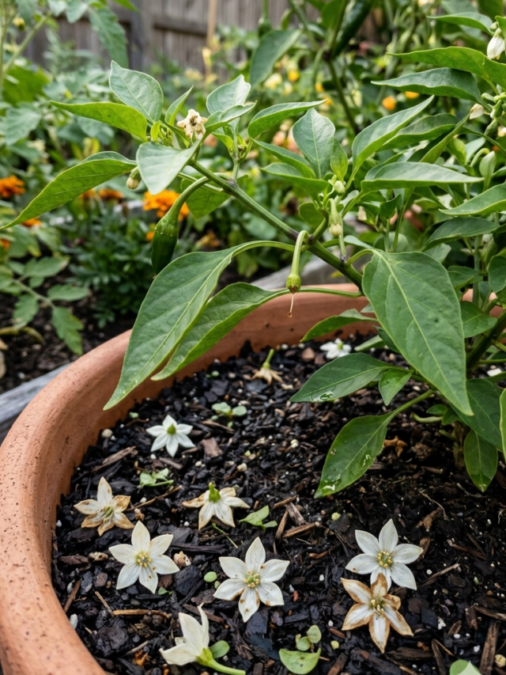 Home 9 chilli plant flower drop