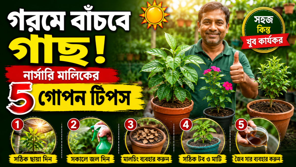 Home 7 গরমে গাছ বাঁচানোর উপায়