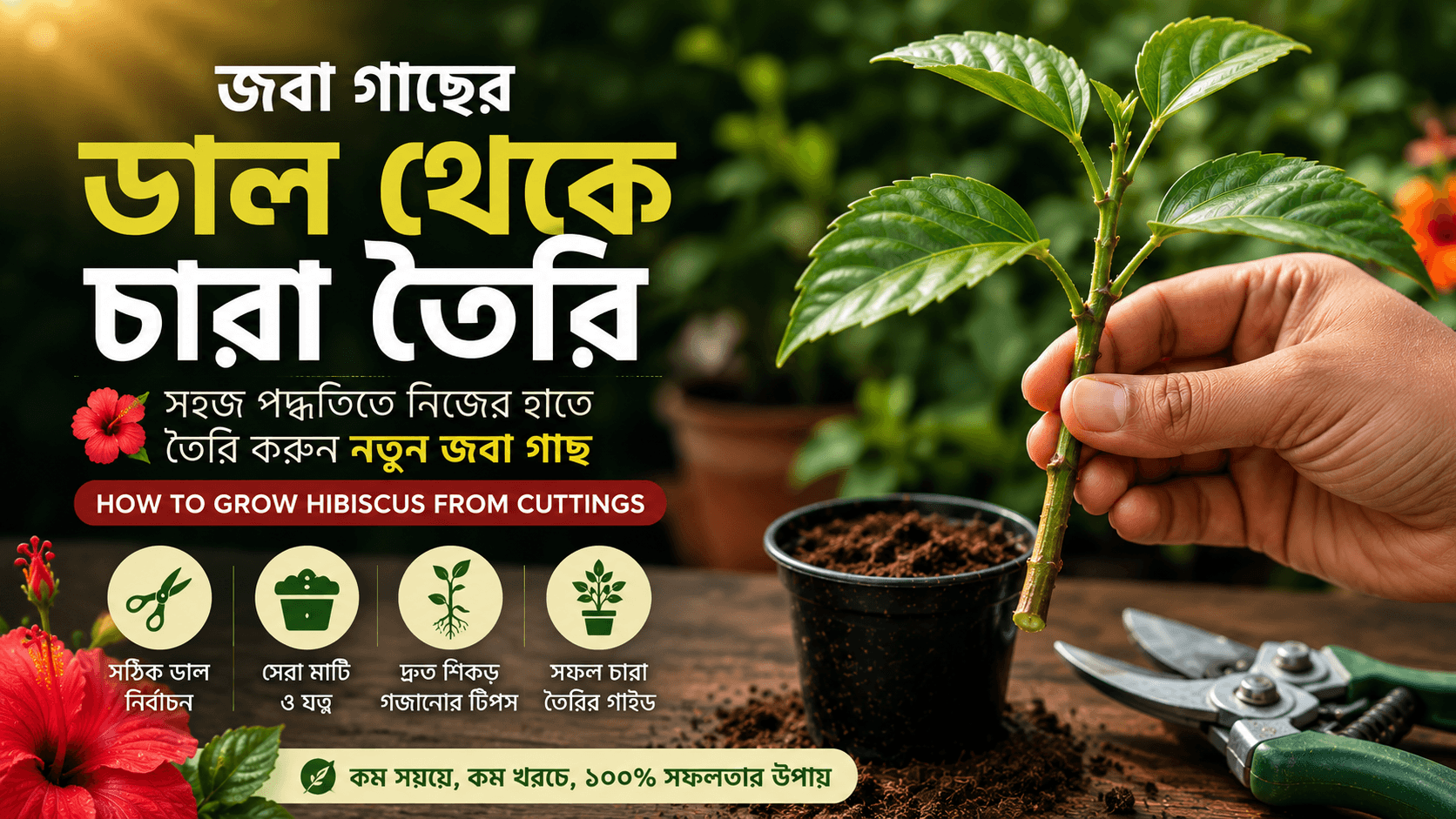 How to Grow Hibiscus from Cuttings
