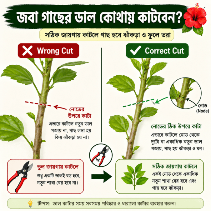 জবা গাছ ঝাঁকড়া করার উপায়: এই ট্রিক জানলেই ফুলে ভরে যাবে গাছ | How to Make Hibiscus Bushy 9 How to Make Hibiscus Bushy