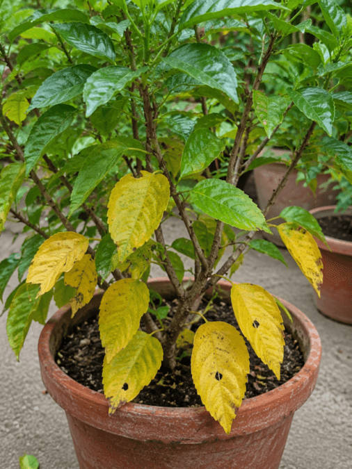 Home 8 Hibiscus Leaves Yellow